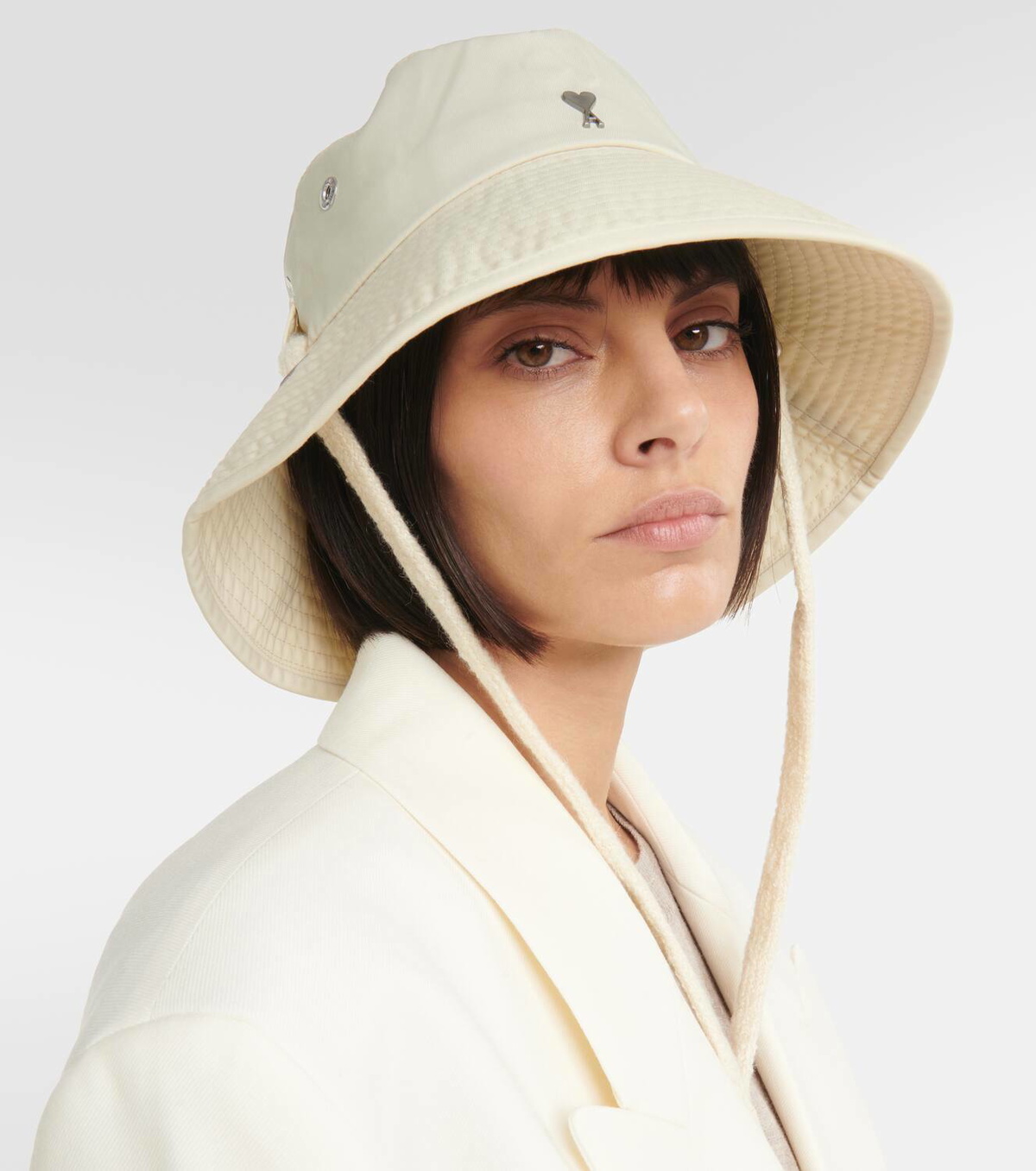 Ami Paris Ami de Cœur cotton bucket hat AMI