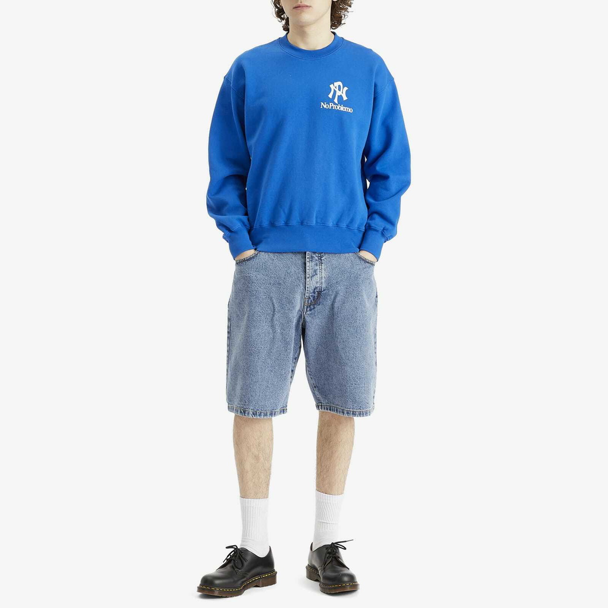 No Problemo Men's NYP Sweatshirt in Blue
