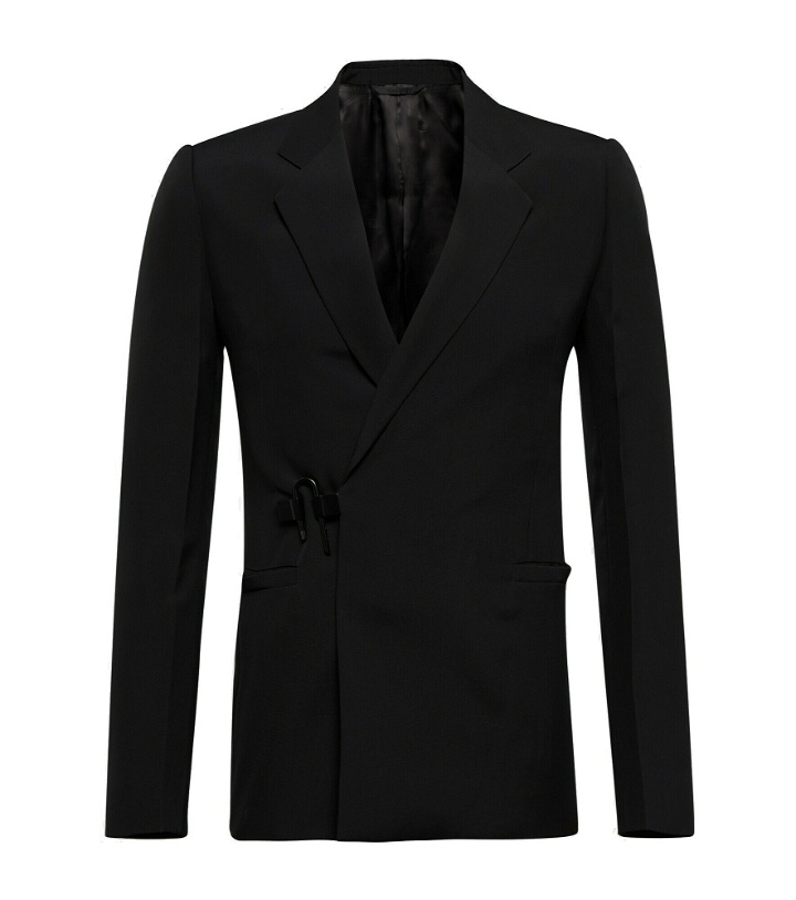 Photo: Givenchy - Slim-fit technical wool suit jacket