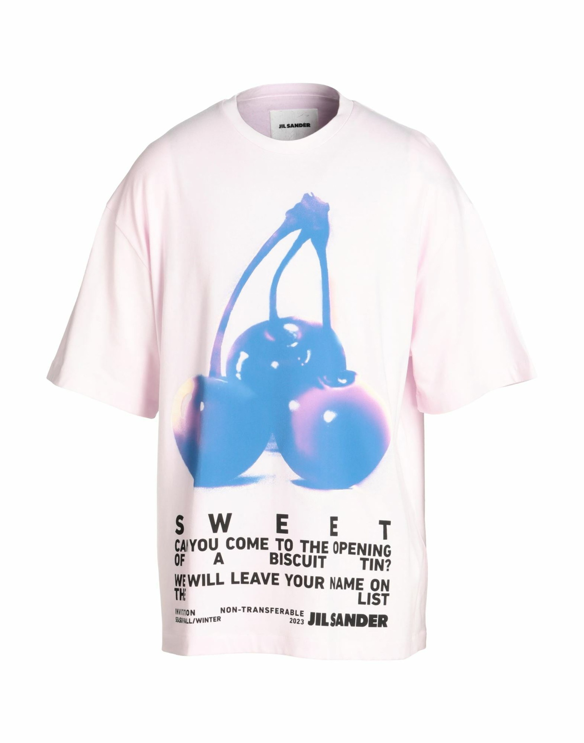 Jil Sander Mens T-shirt in Pink