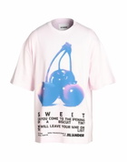 Jil Sander Mens T-shirt in Pink