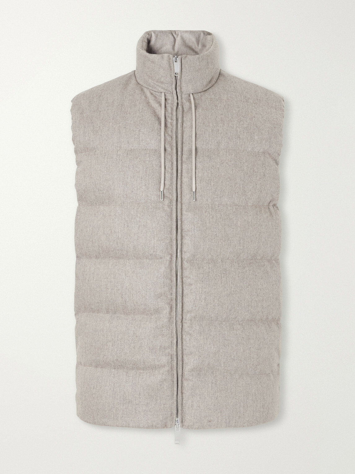 Slowear - Montedoro Quilted Wool-Blend Down Gilet - Neutrals