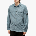 C.P. Company Men's Corduroy Overshirt in Orion Blue