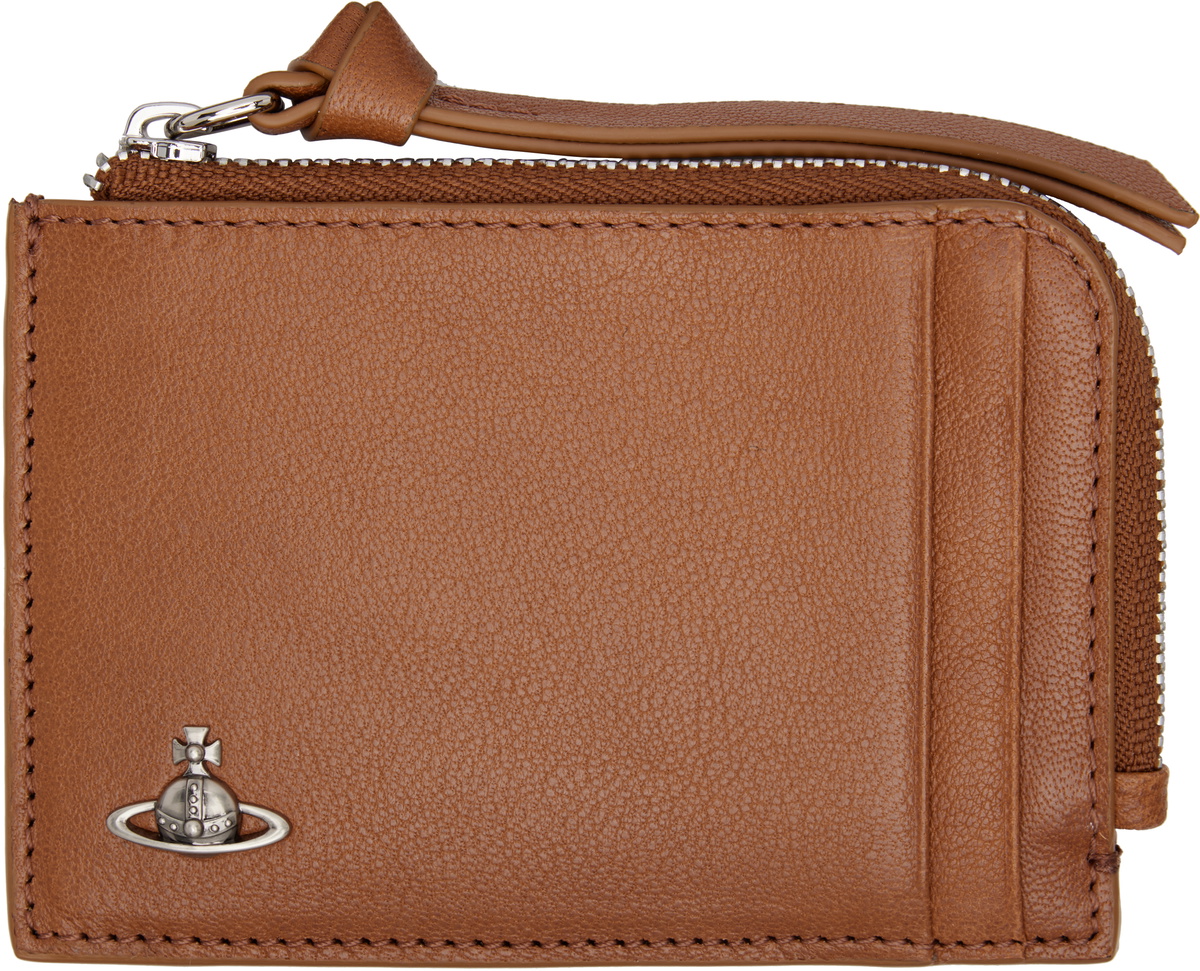 小物 vivienne westwood zip card wallet Vivienne Westwood: Off-White Zip Card Holder | SSENSE