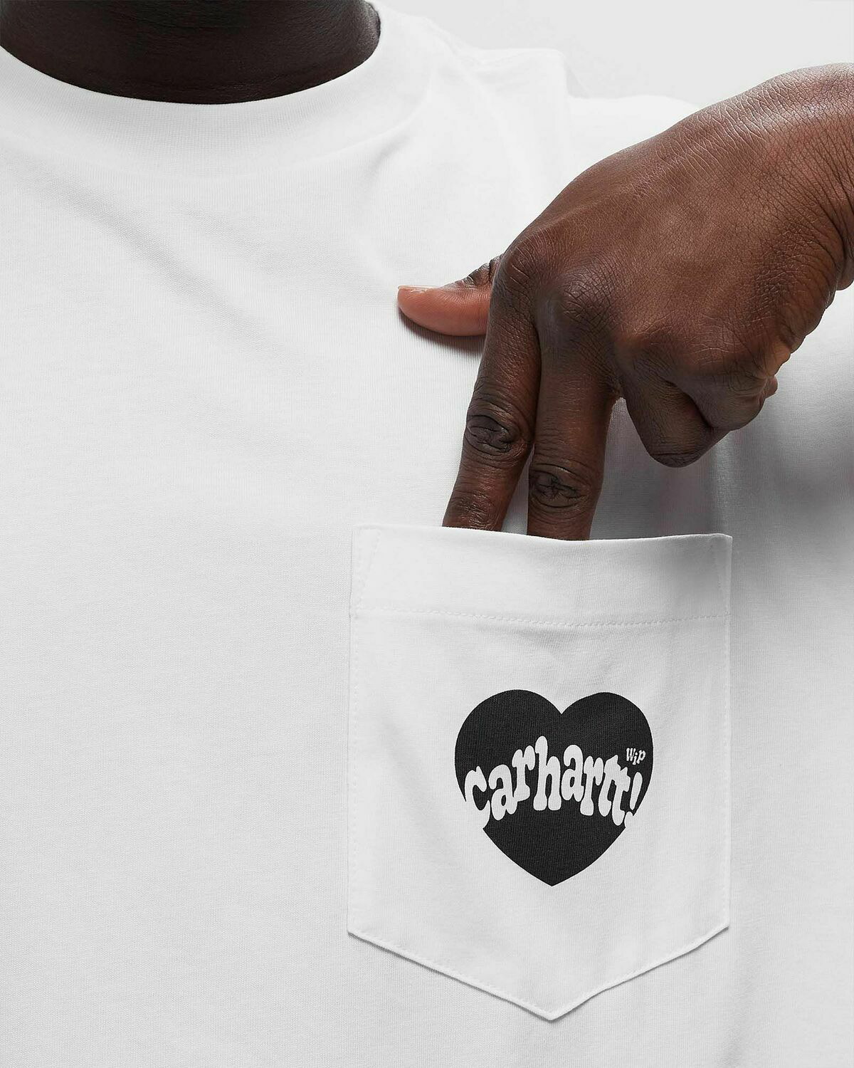 Carhartt Wip S/S Amour Pocket Tee White Shortsleeves