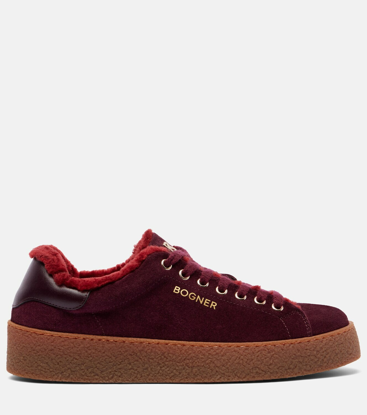 Bogner Lucerne shearling-lined suede sneakers