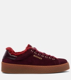 Bogner Lucerne shearling-lined suede sneakers