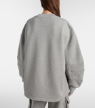 The Attico Oversized cotton jersey sweatshirt