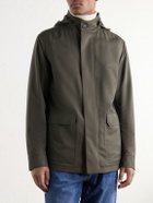 Zegna - Hooded Twill Coat - Green