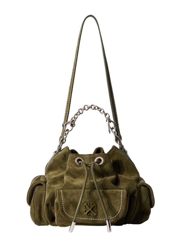 Photo: Off-White Dumbo.B Suede Bucket Bag