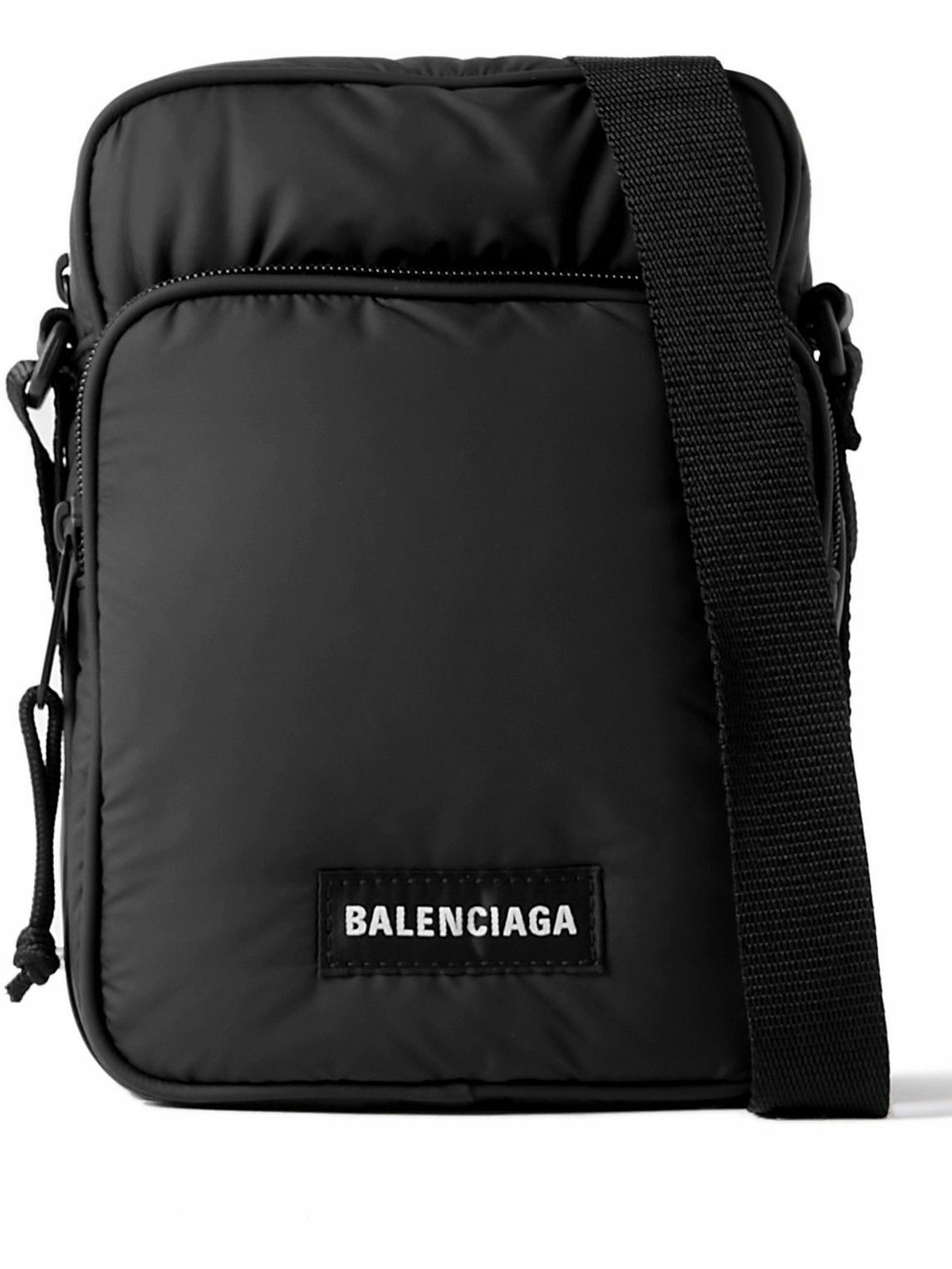 Balenciaga - Explorer Logo-Appliquéd Padded Nylon Messenger Bag Balenciaga