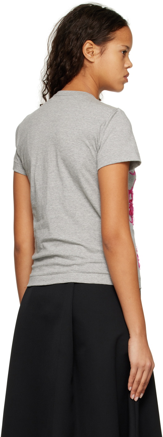 tao Gray Floral T-Shirt