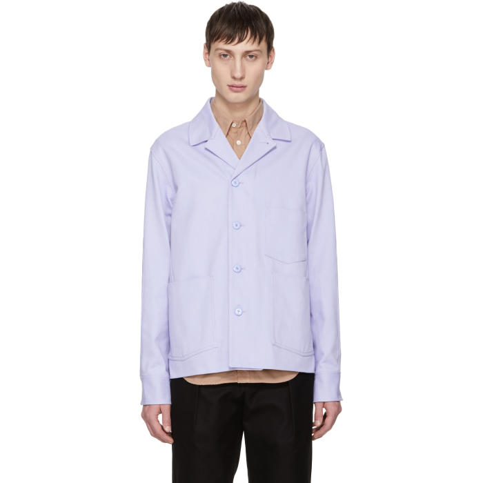 Acne Studios Purple Media Jacket