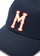 Moncler Logo-appliquéd Twill cap - Blue - One Size