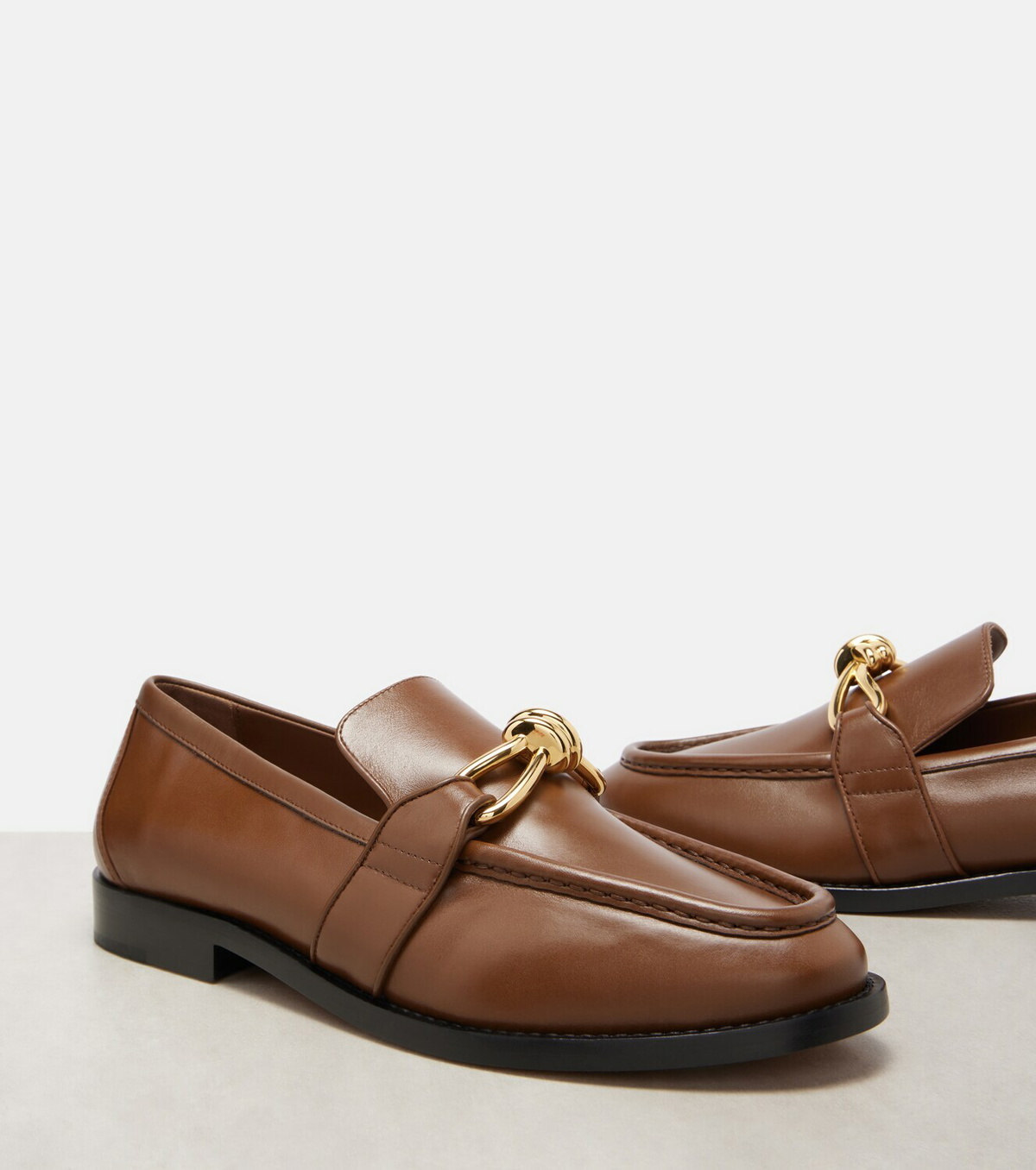 Bottega Veneta Astaire Knot leather loafers
