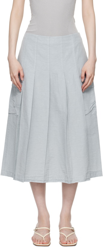 Photo: Paloma Wool Blue Pinet Midi Skirt