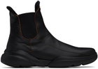 Eckhaus Latta Black Sneaker Chelsea Boots