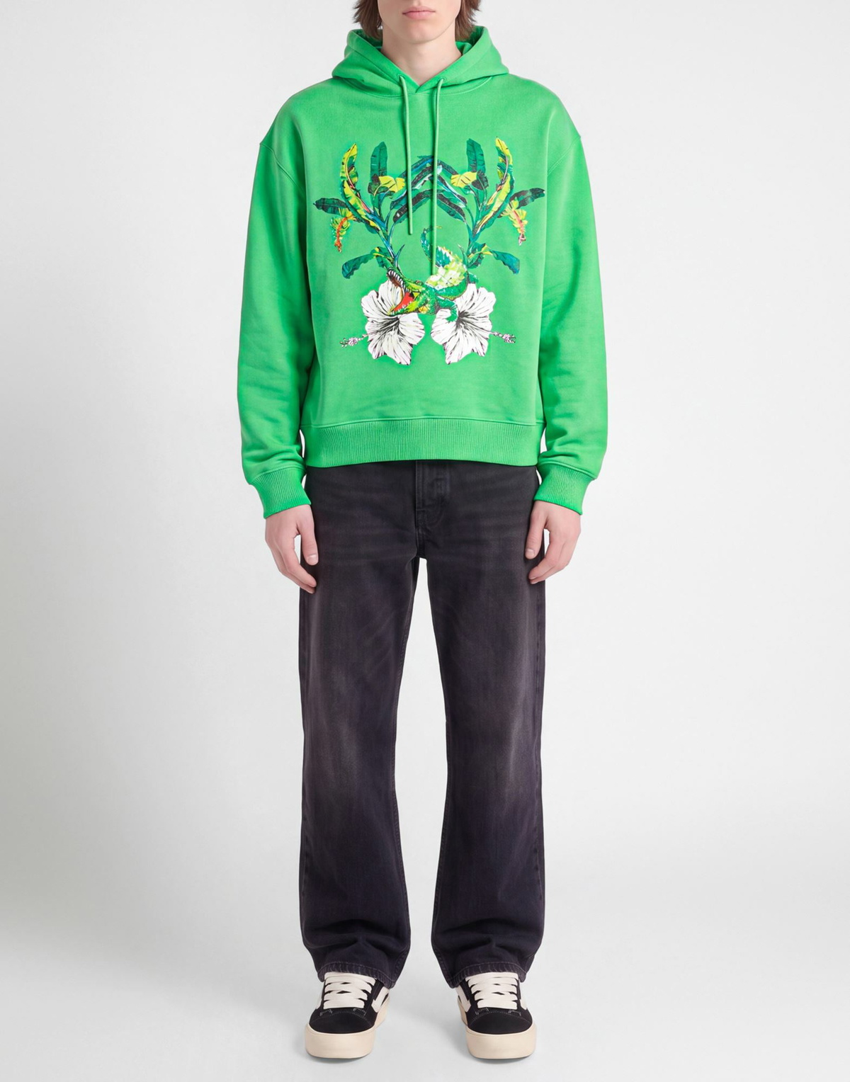 Msgm Mens Sweatshirt in Green