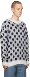 Marni White Polka Dot Sweater