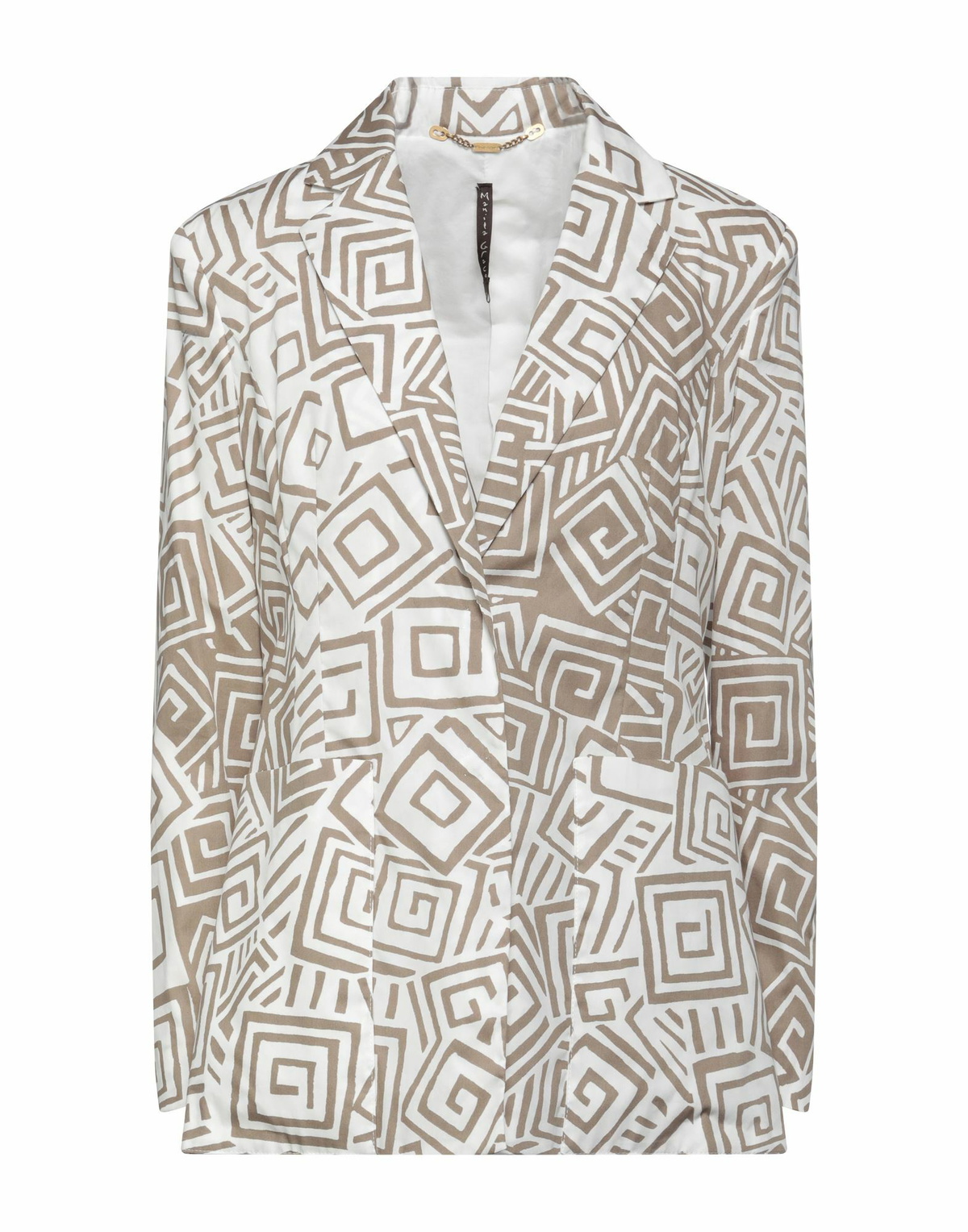 Manila Grace Womens Blazer Taupe
