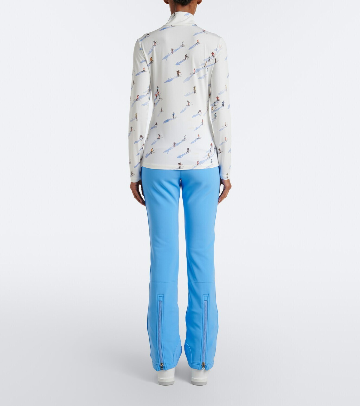 Bogner Beline printed zip-up ski top