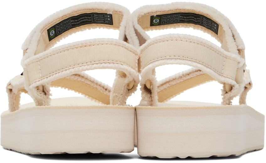 Teva Off-White Midform Universal Canvas Sandals