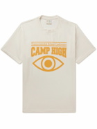 Camp High - Printed Cotton Jersey T-Shirt - White