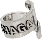 Balenciaga Silver Gourmette Ring
