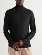 Massimo Alba - Wool Rollneck Sweater - Black