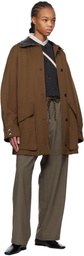 Cordera Brown Short Trench Jacket