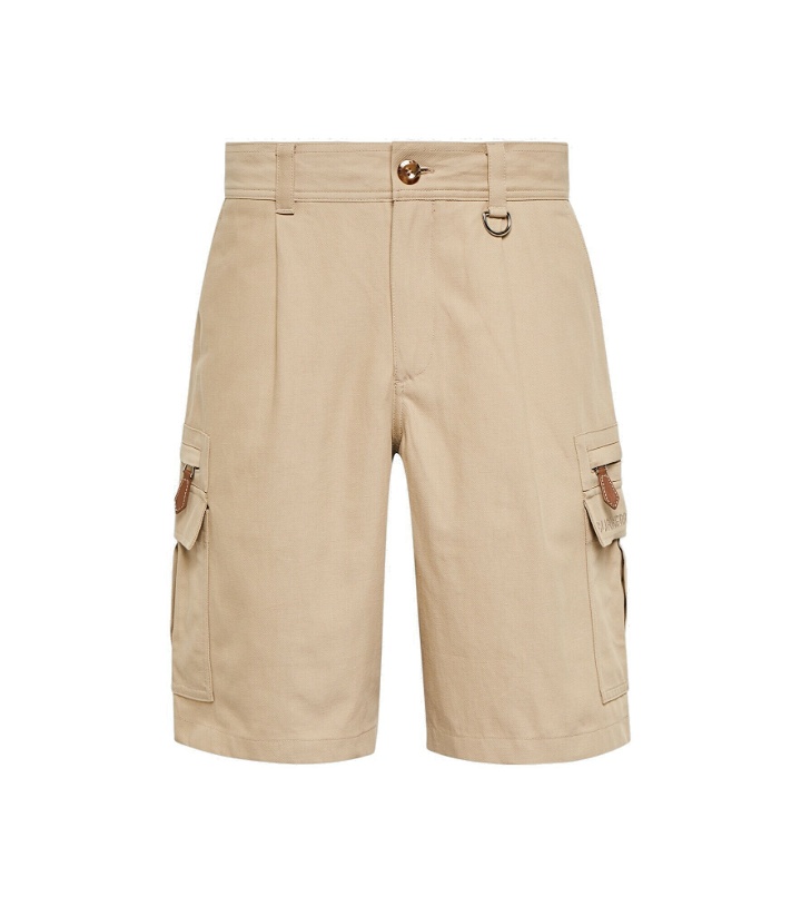Photo: Burberry - Cotton and linen cargo shorts