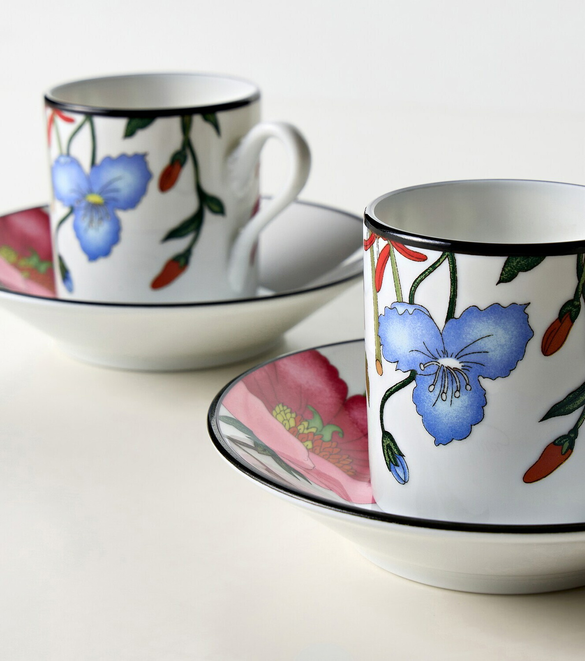 Gucci Gucci Flora set of 2 espresso cups and saucers