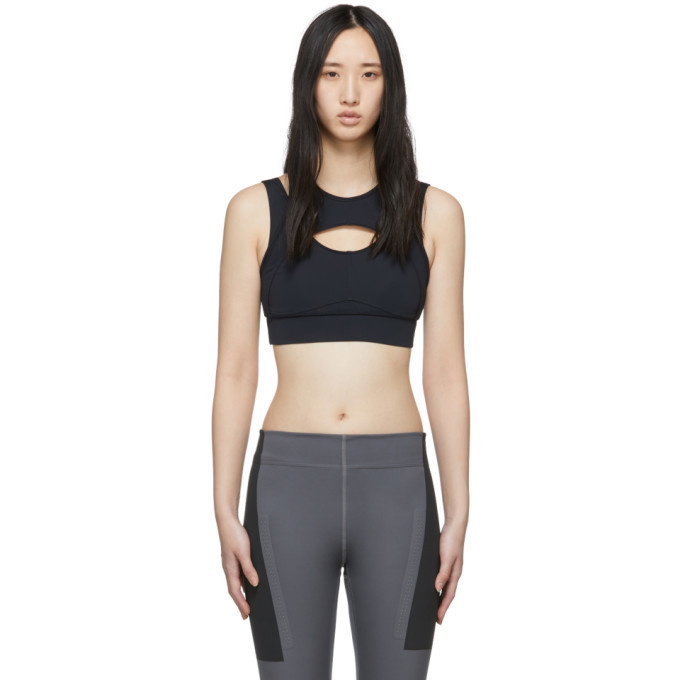 Photo: adidas by Stella McCartney Black Triathlon Crop Bra