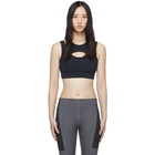 adidas by Stella McCartney Black Triathlon Crop Bra