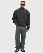 Rough. FLEECE TROYER OLIVE Beige Mens Half-Zip
