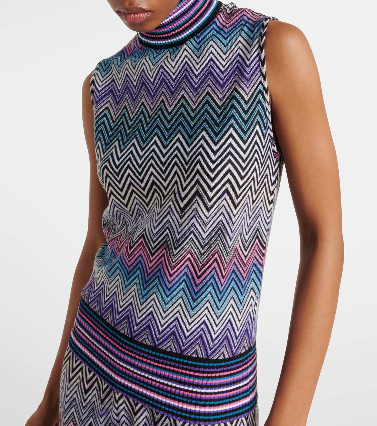 タグ付き新品　MISSONI ラメ　きらきらニットタンクトップ P00777195.jpg