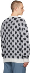 Marni White Polka Dot Sweater