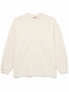 Fear of God - Oversized Printed Cotton-Jersey Sweatshirt - Neutrals