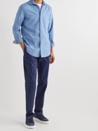 Etro - Cotton-Chambray Shirt - Blue