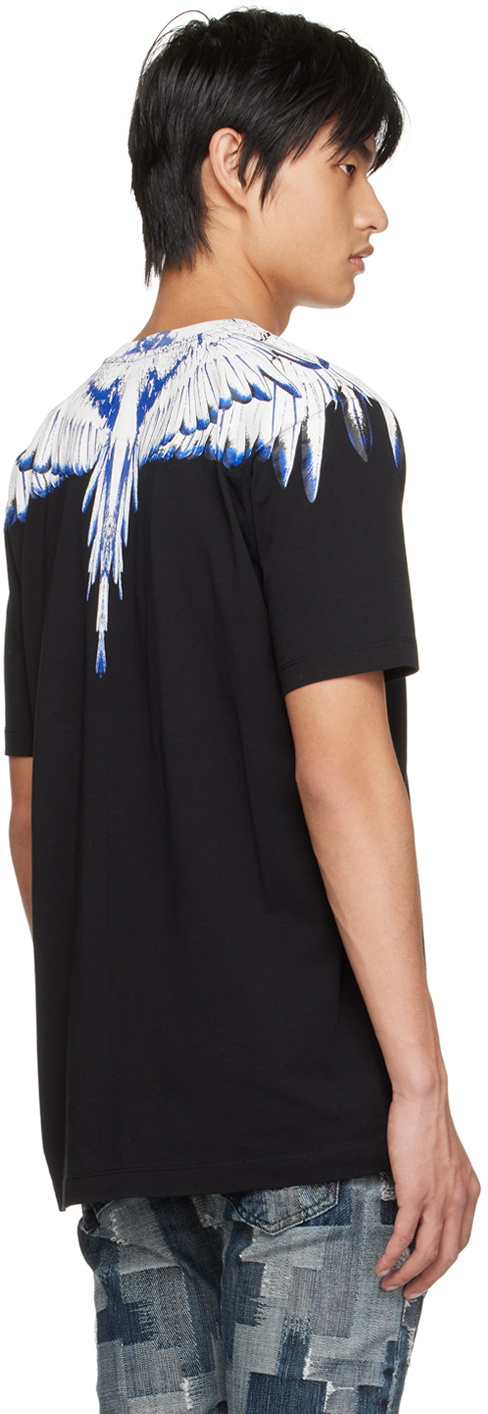 Marcelo Burlon County of Milan Black Icon Wings T-Shirt