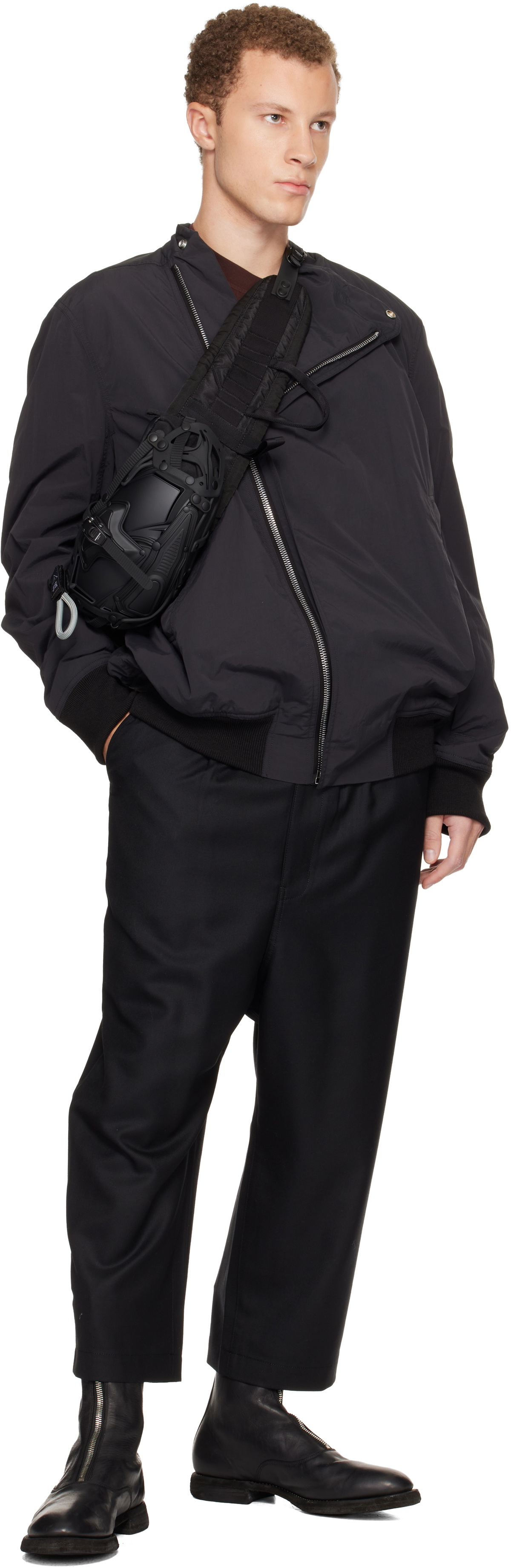 Innerraum Black Matt Object I30 Crossbody Bag
