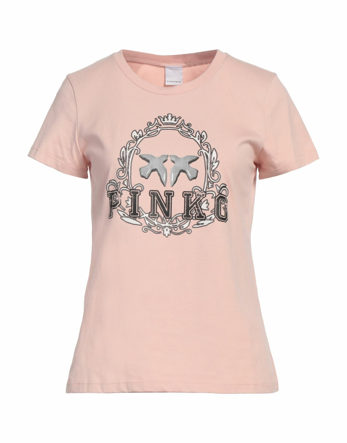 Pinko Denim Womens T-shirt Light in Pink