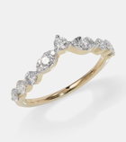 Stone and Strand Muse Tiara 10kt gold ring with diamonds