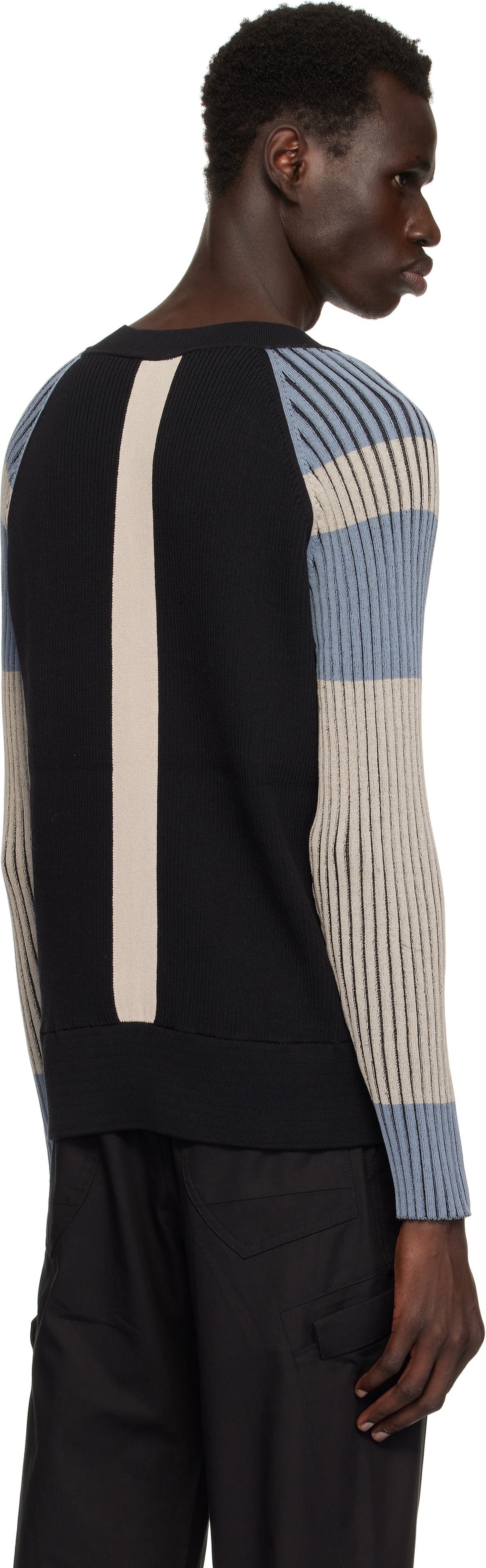 Kiko Kostadinov Black & Blue Inex Cardigan Kiko Kostadinov