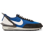 Nike - Undercover Daybreak Canvas, Suede, and Leather Sneakers - Blue