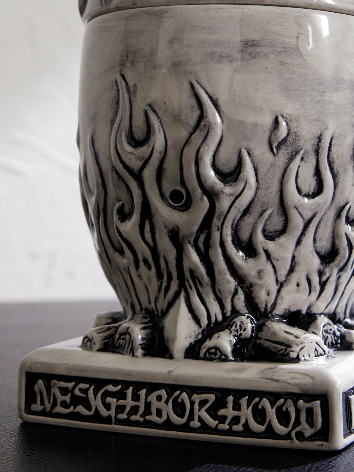 Neighborhood - Cauldron Ceramic Incense Burner - White