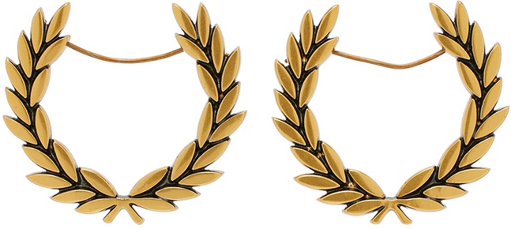 Photo: Fred Perry Gold Laurel Wreath Earrings