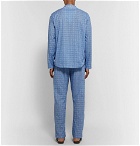 Derek Rose - Ledbury 5 Printed Cotton Pyjama Set - Blue