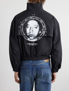 Enfants Riches Déprimés - Serge Logo-Printed Shell Jacket - Black