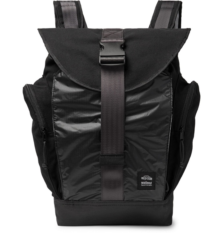 Photo: Sealand Gear - Roamer Canvas and Ripstop Backpack - Black